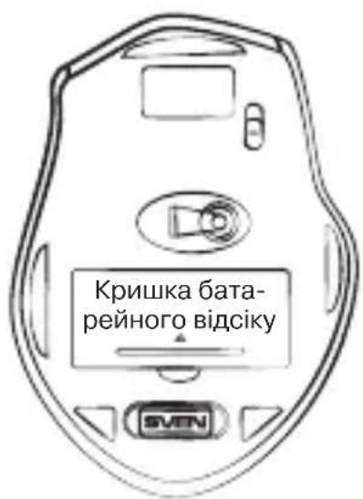 Кришка бата- рейного відсіку