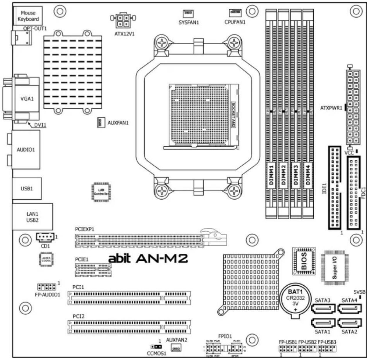 ABIT AN-M2HD-LE - AN-M2 - 1