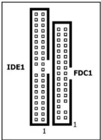 ABIT AN-M2HD-LE - Floppy and IDE Disk Drive Connectors - 2