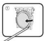 SHARP LC-60UQ10E - Auswechseln der Batterie - 3