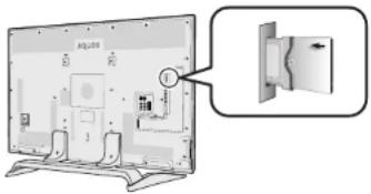 SHARP LC-60UQ10E - Einsetzen der CA-Karte in das CI-Modul - 1