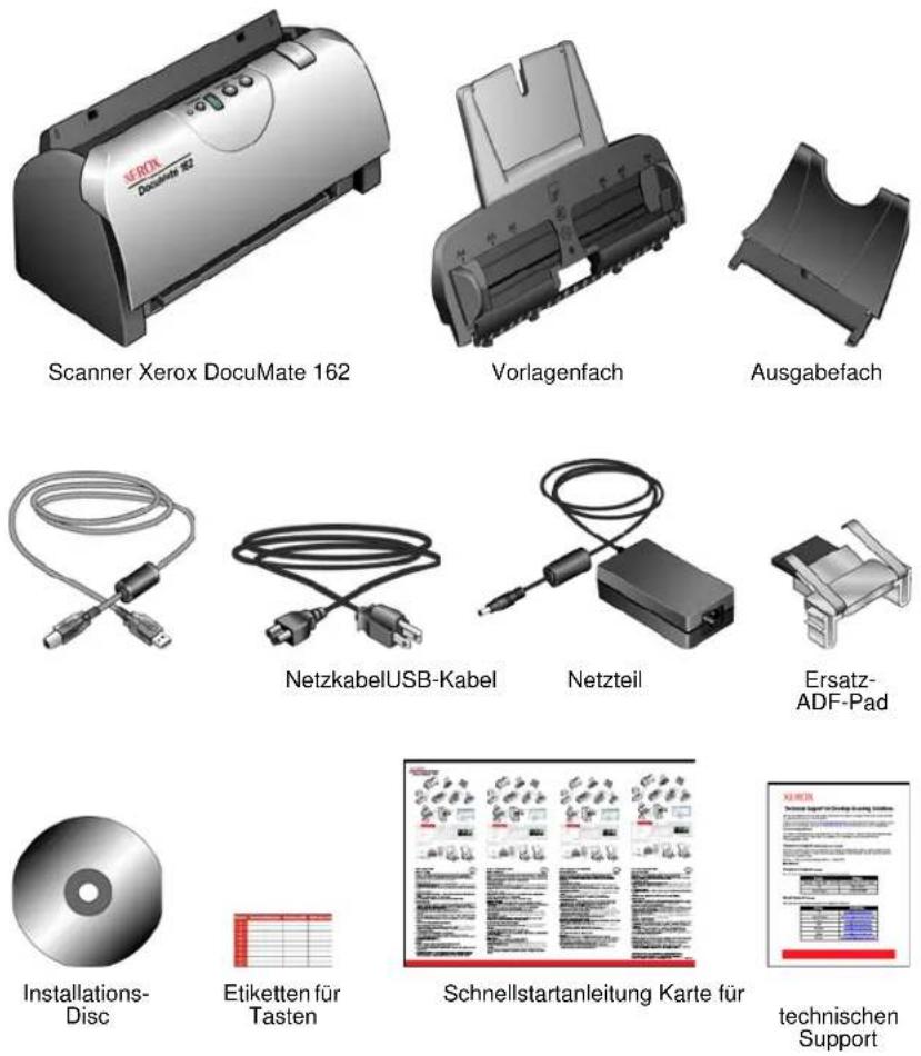 XEROX Documate 162 - Lieferumfang - 1
