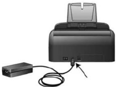 XEROX Documate 162 - Schritt 3: Anschließen des Netzteils - 1