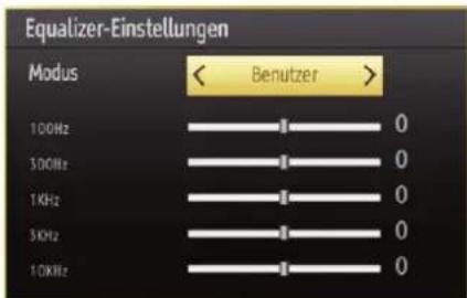 TELEFUNKEN D32H125N3C - Optionen des Menüs Toneinstellungen - 1