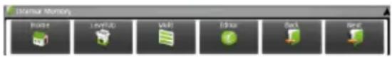 Internal Memory Inside LevelUp Vault EditBox Back New