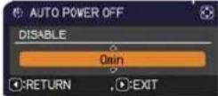 HITACHI CP-WU9410 - OPTION menu - 2