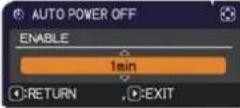 HITACHI CP-WU9410 - OPTION menu - 1