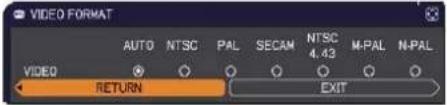 HITACHI CP-WU9410 - INPUT menu - 1