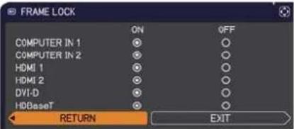 HITACHI CP-WU9410 - INPUT menu - 9