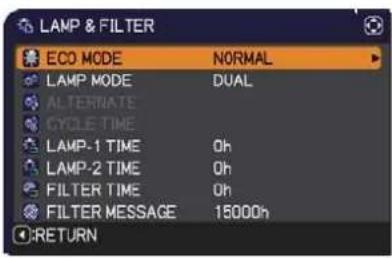 HITACHI CP-WU9410 - SETUP menu - 1