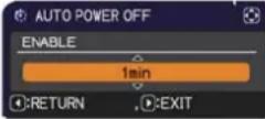 HITACHI CP-X9110 - OPTION menu - 3