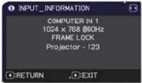 HITACHI CP-X9110 - MyScreen PASSWORD - 3