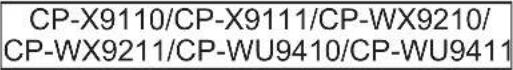 HITACHI CP-X9110 - INPUT menu - 8