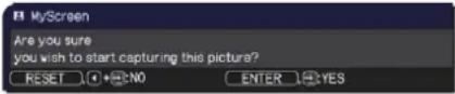 HITACHI CP-X9110 - SCREEN menu - 1