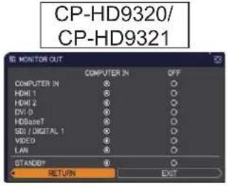 HITACHI CP-X9110 - SETUP menu - 7
