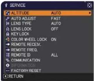HITACHI CP-X9110 - OPTION menu - 6