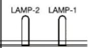 HITACHI CP-X9110 - Regarding the indicator lamps (continued) - 2