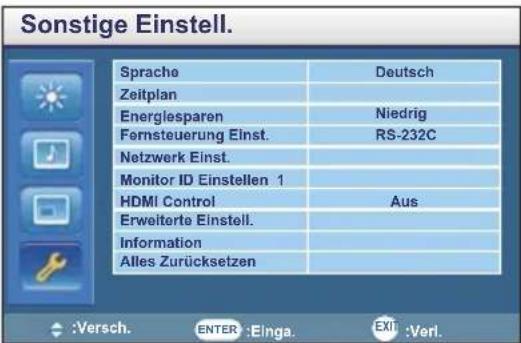 IIYAMA ProLite TH4664MIS - MENÜINHALT EINSTELLEN - 7