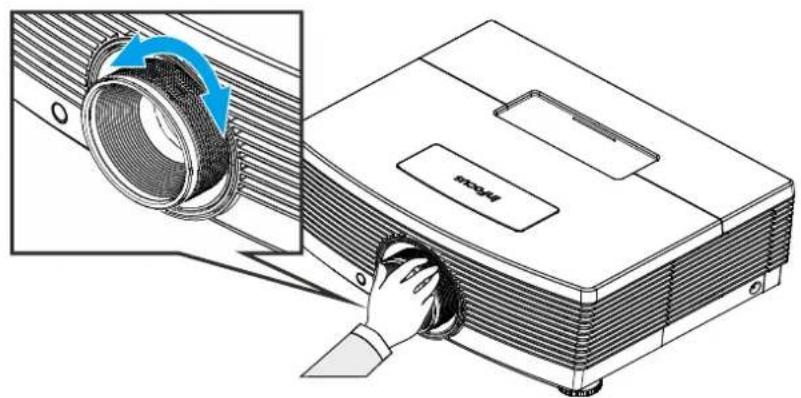 INFOCUS IN5316HDA - Adjusting Zoom, Focus and Keystone - 1