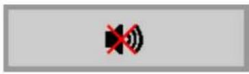 Warning symbol with red X and circle indicating sound or audio, commonly used to denote sound or audio.