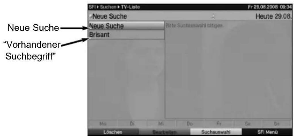 SFI • Suchen • TV-Liste Fr 29.08.2008 09:34 Neue Suche Heute 29.08. Neue Suche Brisant Blite Suchauswahl tätigen. Löschen Bearbeiten Suchauswahl SFI Menu