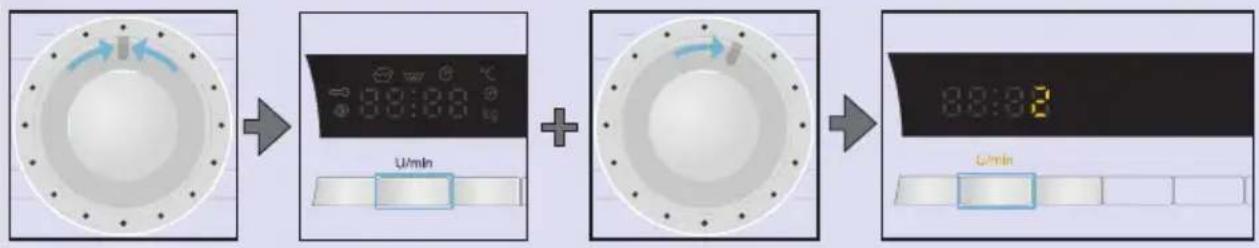 CONSTRUCTA CWF14K2A - Einstellmodus für die Signallautstärke aktivieren - 1