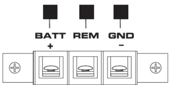 BATT + REM GND -