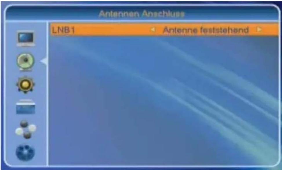 Antennen Anschluss LNB 1 Antenne feststehend