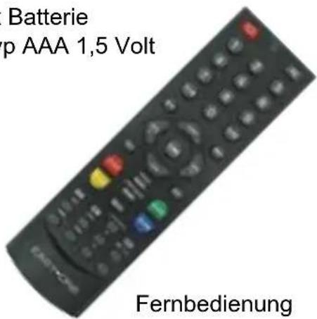 Batterie p AAA 1,5 Volt Fernbedienung