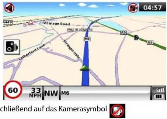 SNOOPER S2500 Ventura Pro - Bredangerätwarnungen (nur anwendbar, wenn Sie die AURA-Radargerätdatenbank abonniert haben) - 1