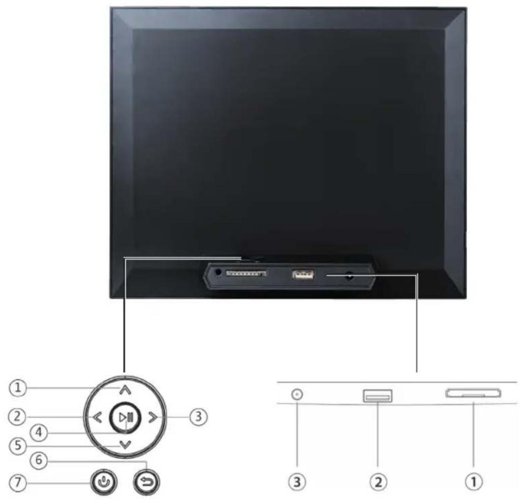 HAMA Slimline 10.0 - Digitaler Bilderrahmen - 1