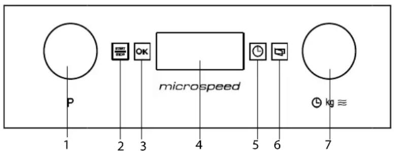 microspeed P 1 2 3 4 5 6 7 kg ≈