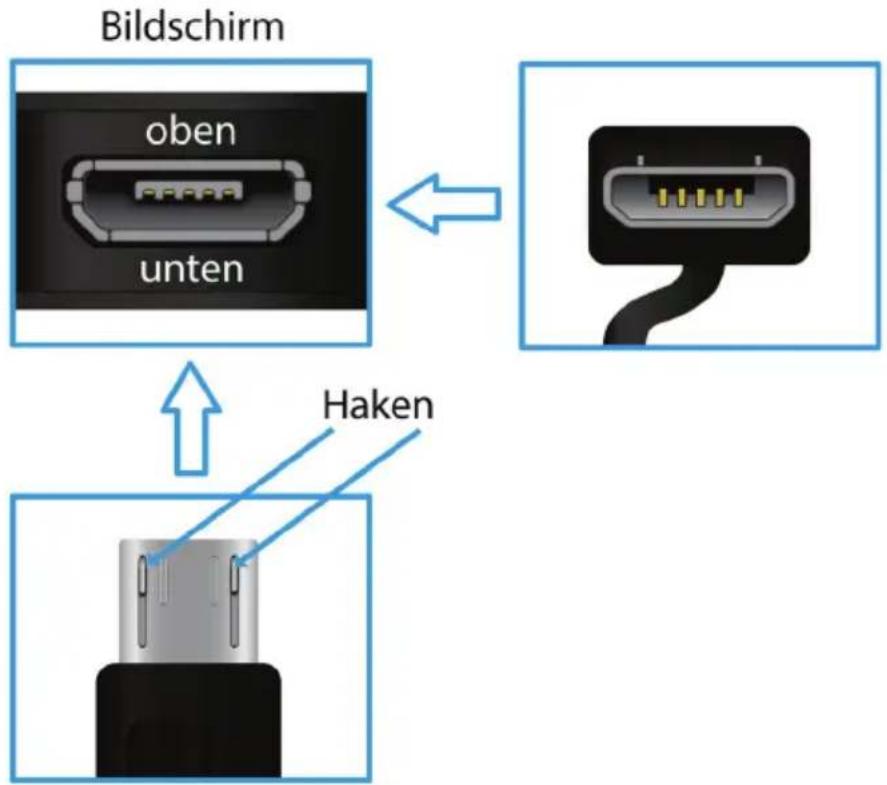 Odys Wintab 10 - USB Kabel anschließen - 1