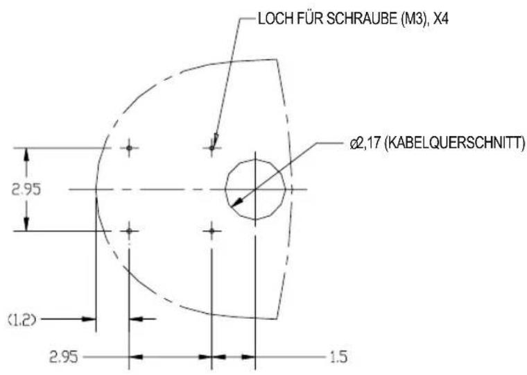ELO 1229L - 12.1" Abmessungen des LCD-Touchmonitors (ET1229L-XXWA-1) - 3