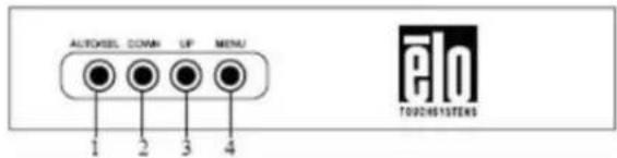 AUTOKSEL DOWN UP MENU 1 2 3 4 ALN TOUCHSISTENS