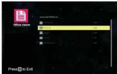 Office viewer Press to Exit