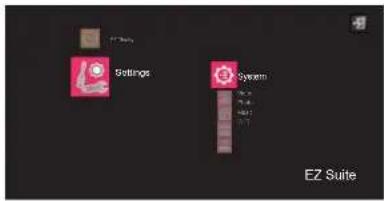 Settings System EZ Suite