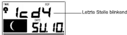 TME 1c d4 DATE ( SU. 10. SDF Letzte Stelle blinkend
