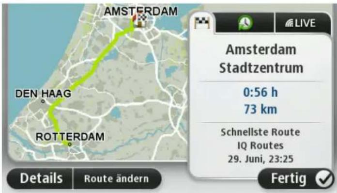 AMSTERDAM DEN HAAG ROTTERDAM Details Route ändern LIVE Amsterdam Stadtzentrum 0:56 h 73 km Schnellste Route IQ Routes 29. Juni, 23:25 Fertig