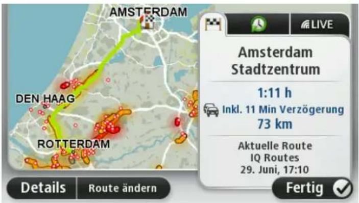 AMSTERDAM DEN HAAG ROTTERDAM Details Route ändern LIVE Amsterdam Stadtzentrum 1:11 h Inkl. 11 Min Verzögerung 73 km Aktuelle Route IQ Routes 29. Juni, 17:10 Fertig