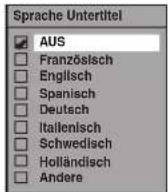 TOSHIBA DVR52KTF - Sprache Untertitel (Standard: AUS) - 1