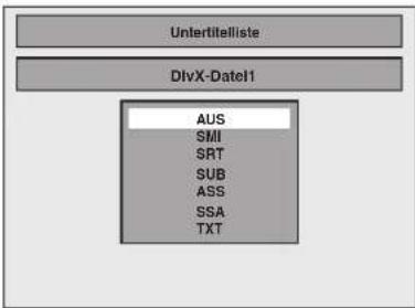 Unteritellliste DivX-Date1 AUS SMI SRT SUB ASS SSA TXT