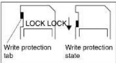 TOSHIBA SDP94DTWB - ■ Write Protection of SD Memory Card - 1