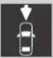 VOLVO V60 Hybrid (2014) - Abstandswarnung\* - Symbole und Mitteilungen - 1