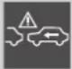 VOLVO V60 Hybrid (2014) - Unfallwarnsystem\* - Symbole und Mitteilungen - 3