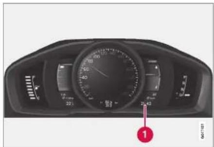 VOLVO V60 Hybrid (2014) - Uhr - 1