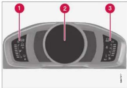 VOLVO V60 Hybrid (2014) - Instrumente und Regler - 2