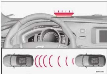 VOLVO V60 Hybrid (2014) - Abstandswarnung\* - 1