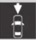 VOLVO V60 Hybrid (2014) - Adaptiver Tempomat\* - Symbole und Mitteilungen - 4
