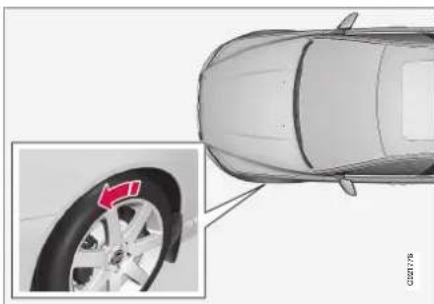 VOLVO V60 Hybrid (2014) - Reifen - Drehrichtung - 1